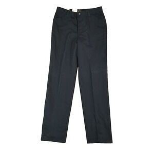 Lee Pants Women 14 L Black Riders Casuals Chino Straight Leg Cotton NEW